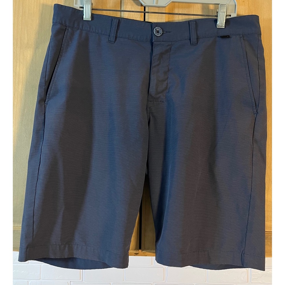 Travis Mathew Golf Shorts Mens 32 Grey Performance Textured Casual